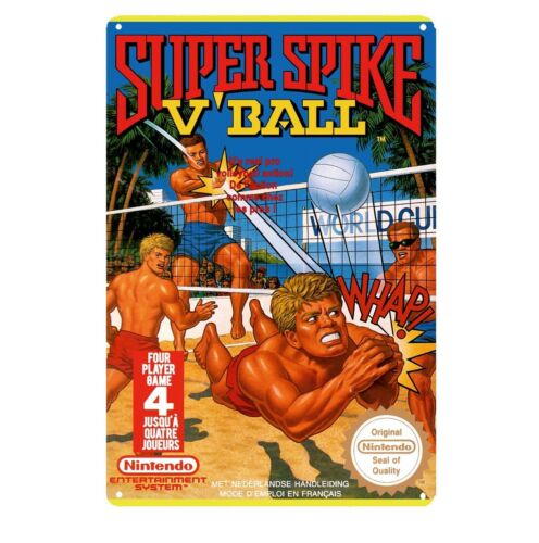 Spike Ball Game - Y1, Super Spike V'Ball Nes, Póster