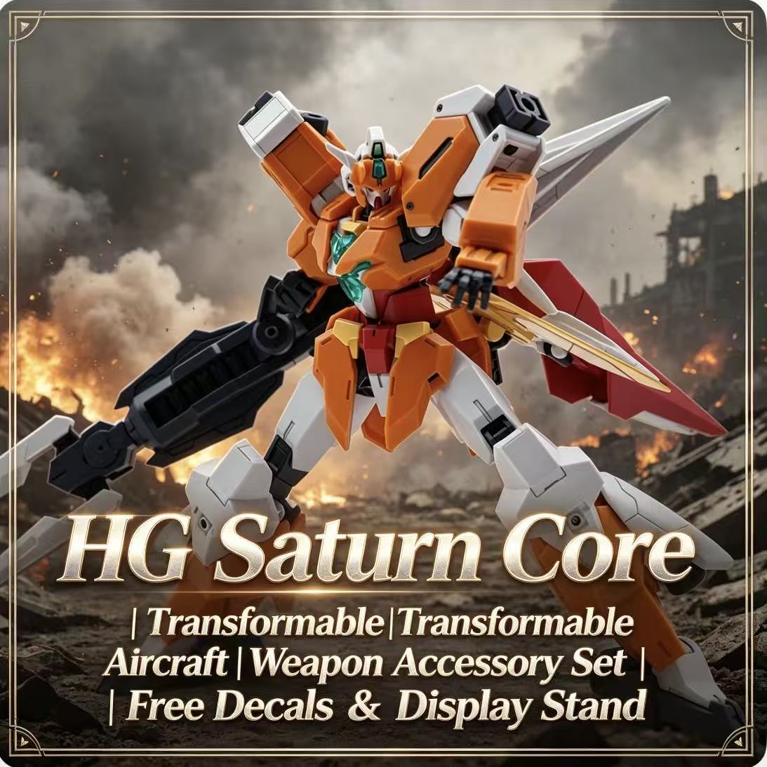 024A HG 1/144 Saturn Core Warr - Bandai Model Gundam Hg reseña y precio