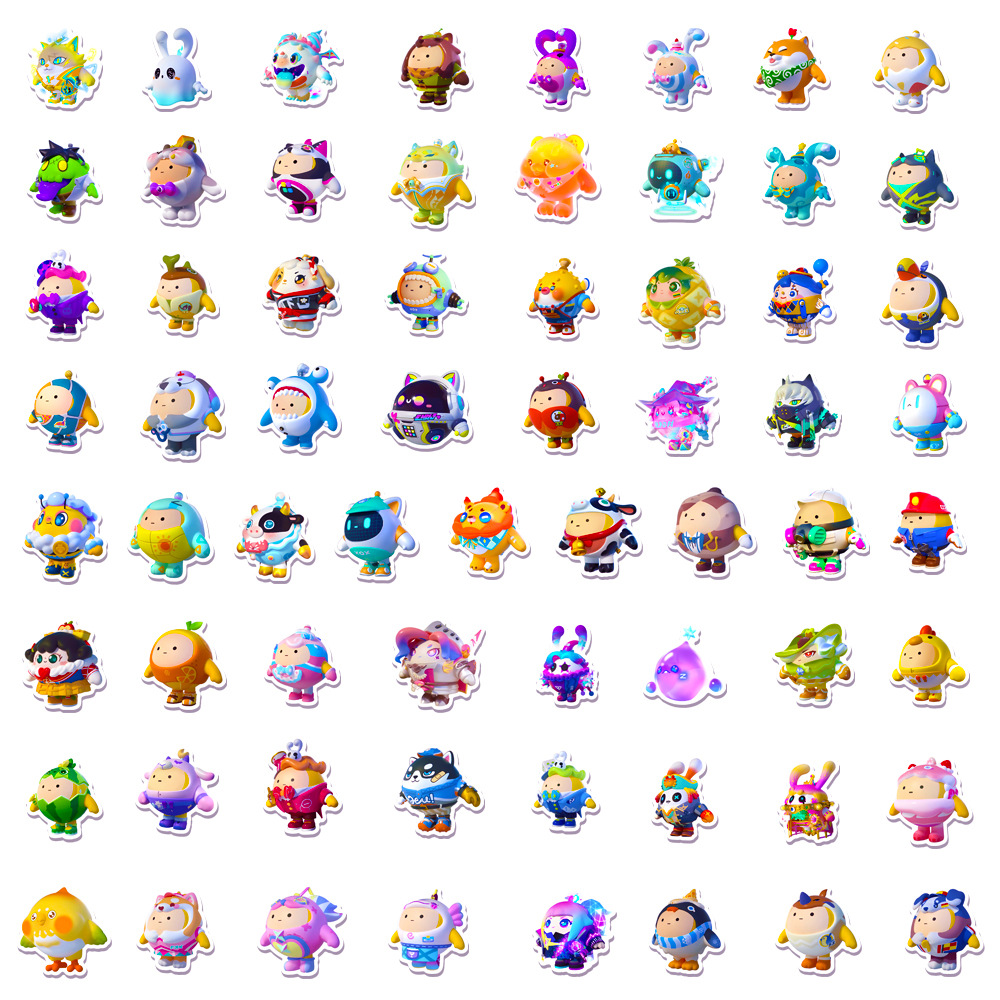 50 Pegatinas Kawaii de Eggy Pa - Party Games Eggy reseña y precio