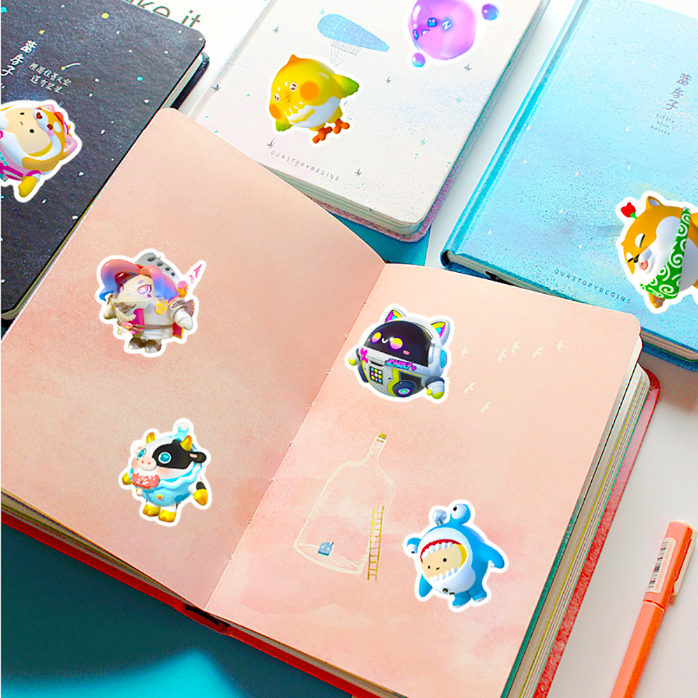 50 Pegatinas Kawaii de Eggy Pa - Party Games Eggy reseña y precio